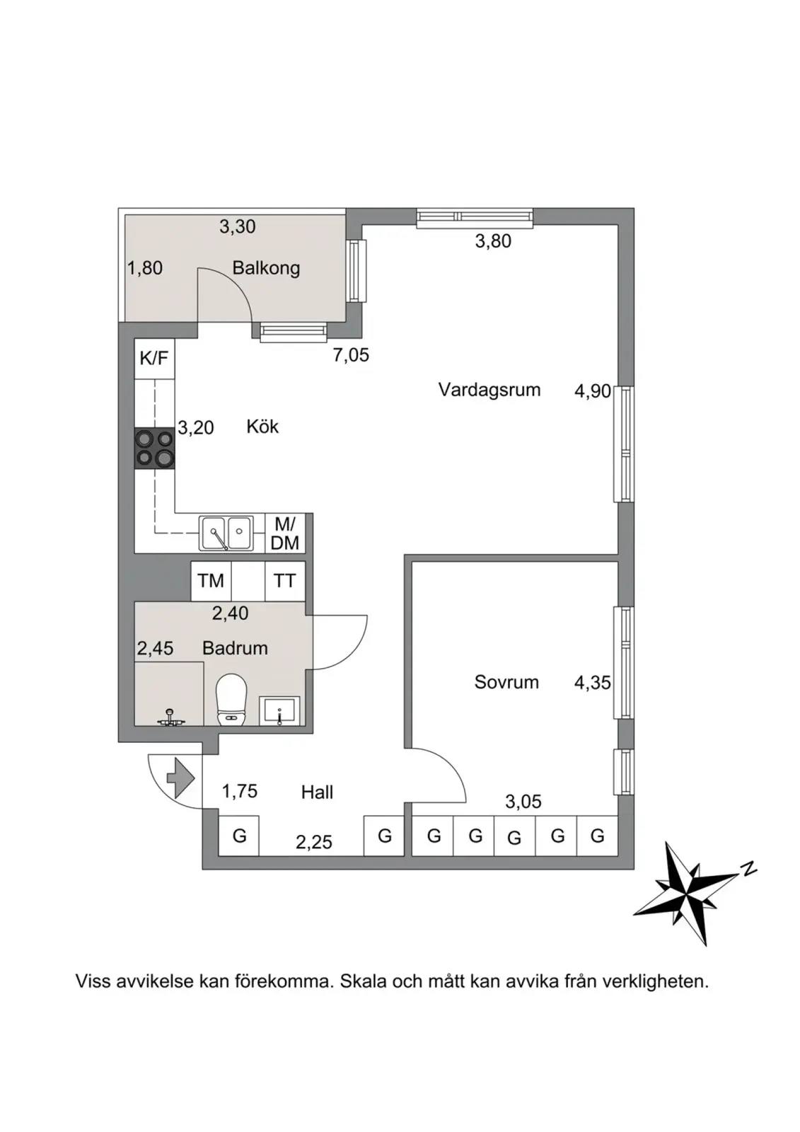 Planritning för Litteraturgatan 206