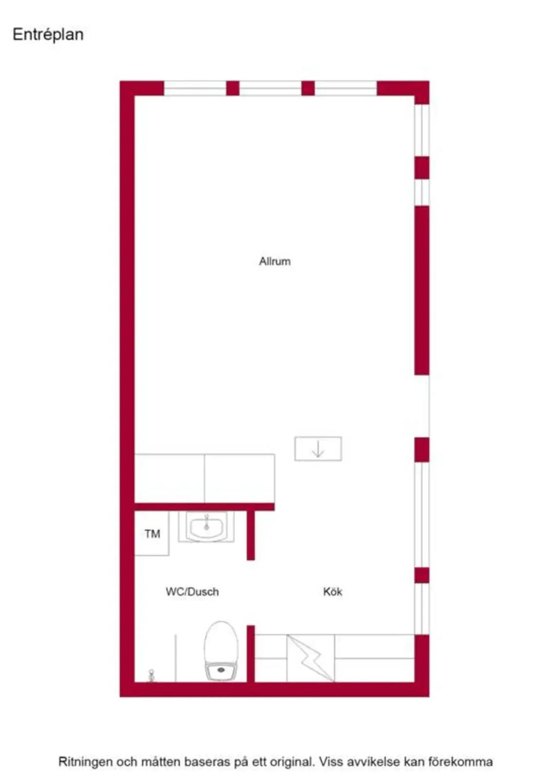 Planritning för Runstens Byväg 78B