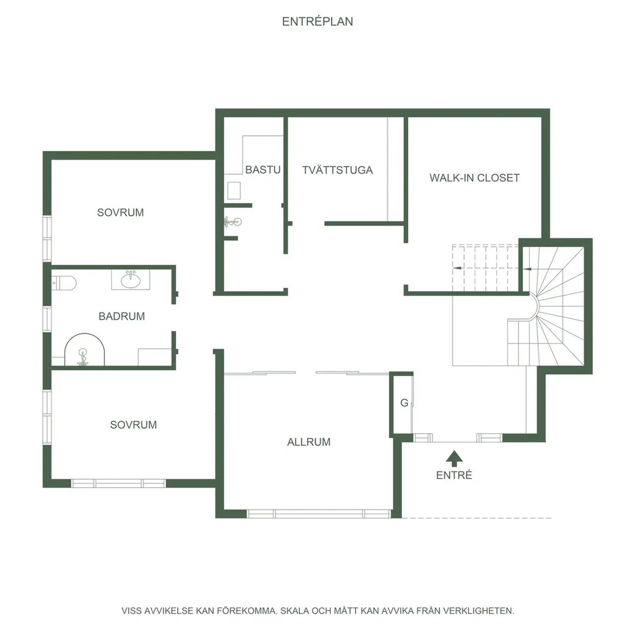 Floor plan for Dalstigen 14