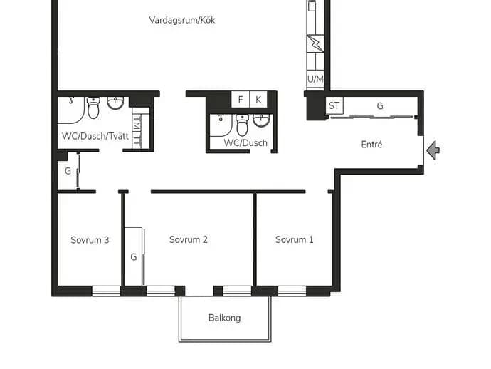 Planritning för Vintergaloppsgatan 41