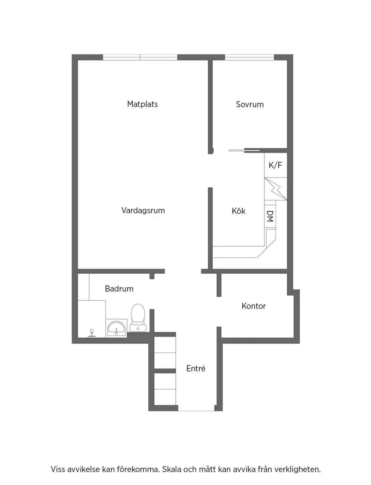 Planritning för Näsbydalsvägen 8