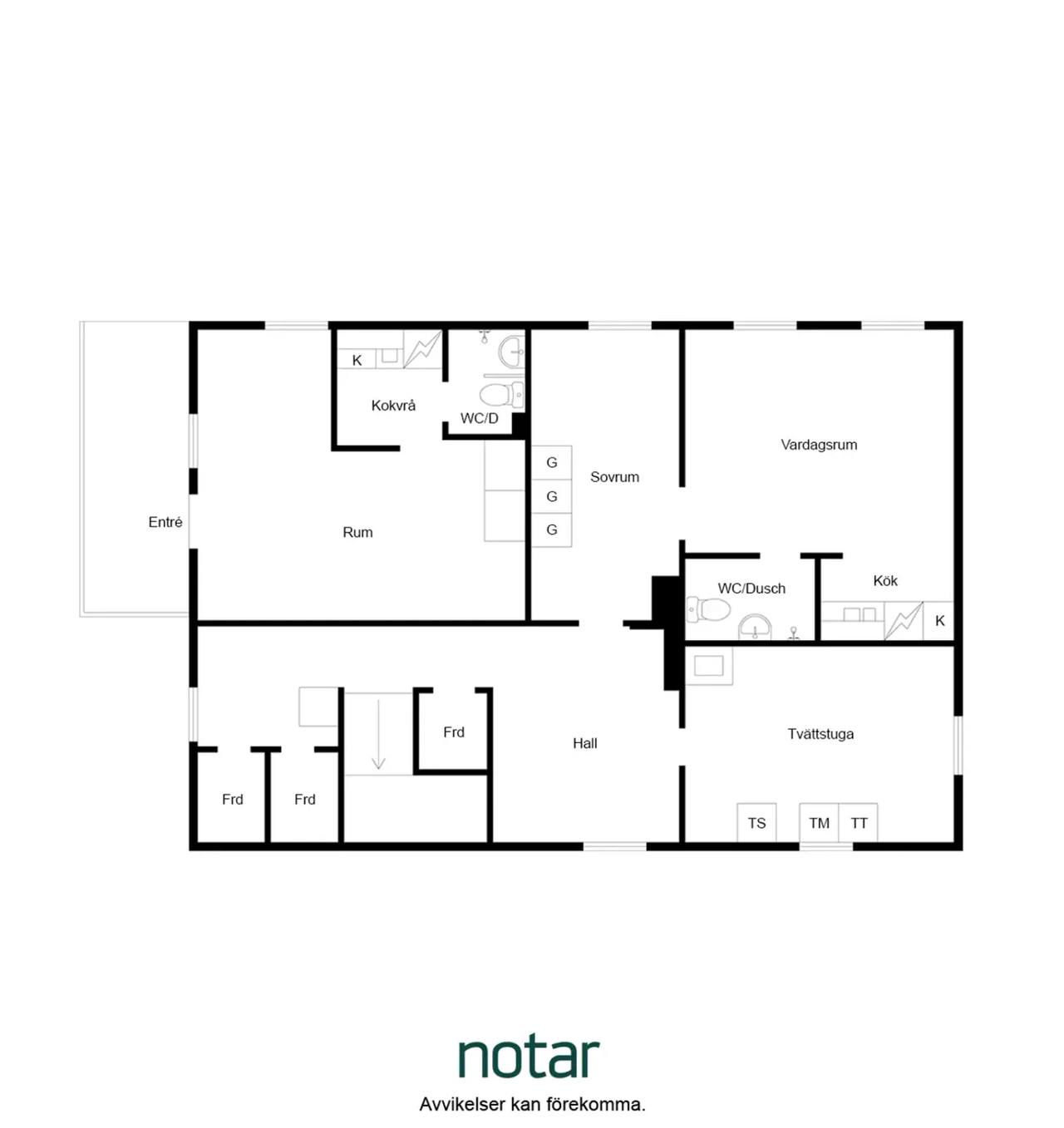 Floor plan for Torgny Segerstedtsgatan 60B