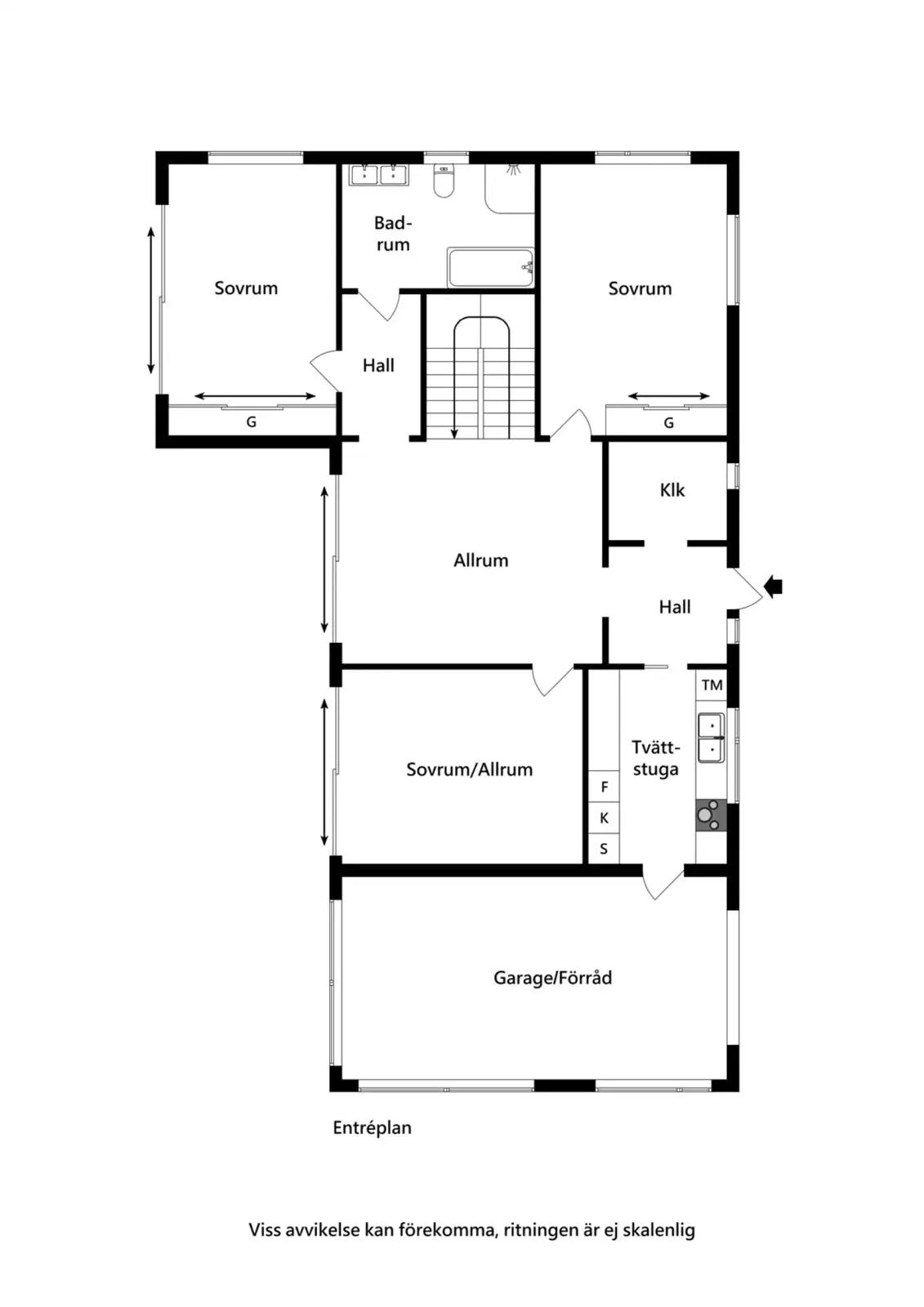 Floor plan for Vedskärsvägen 19A