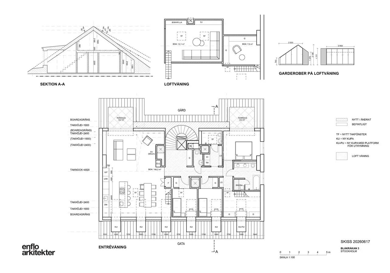 Floor plan for Ingemarsgatan 10