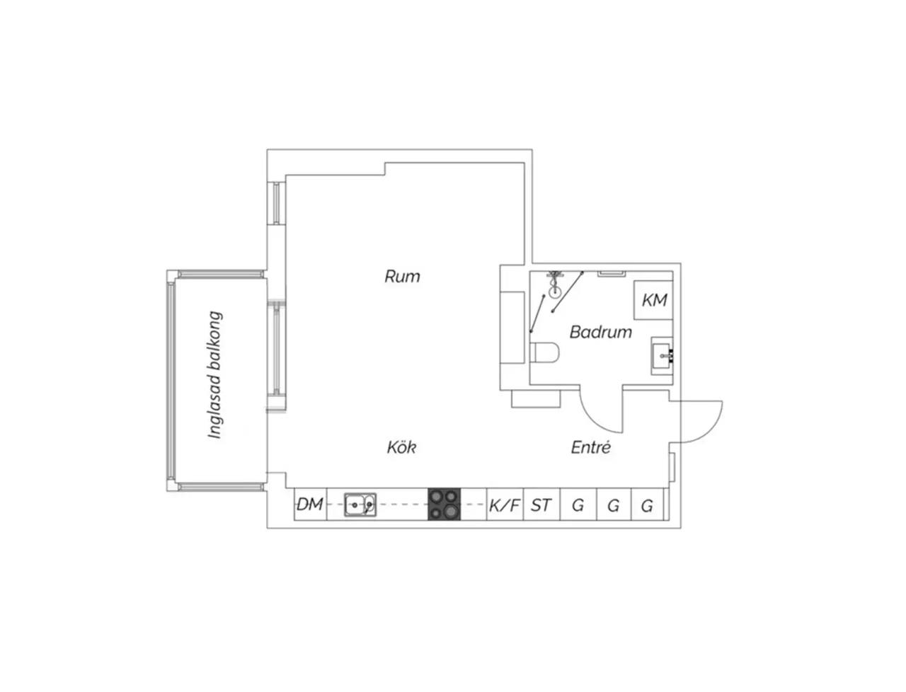 Floor plan for Sallerupsvägen 220