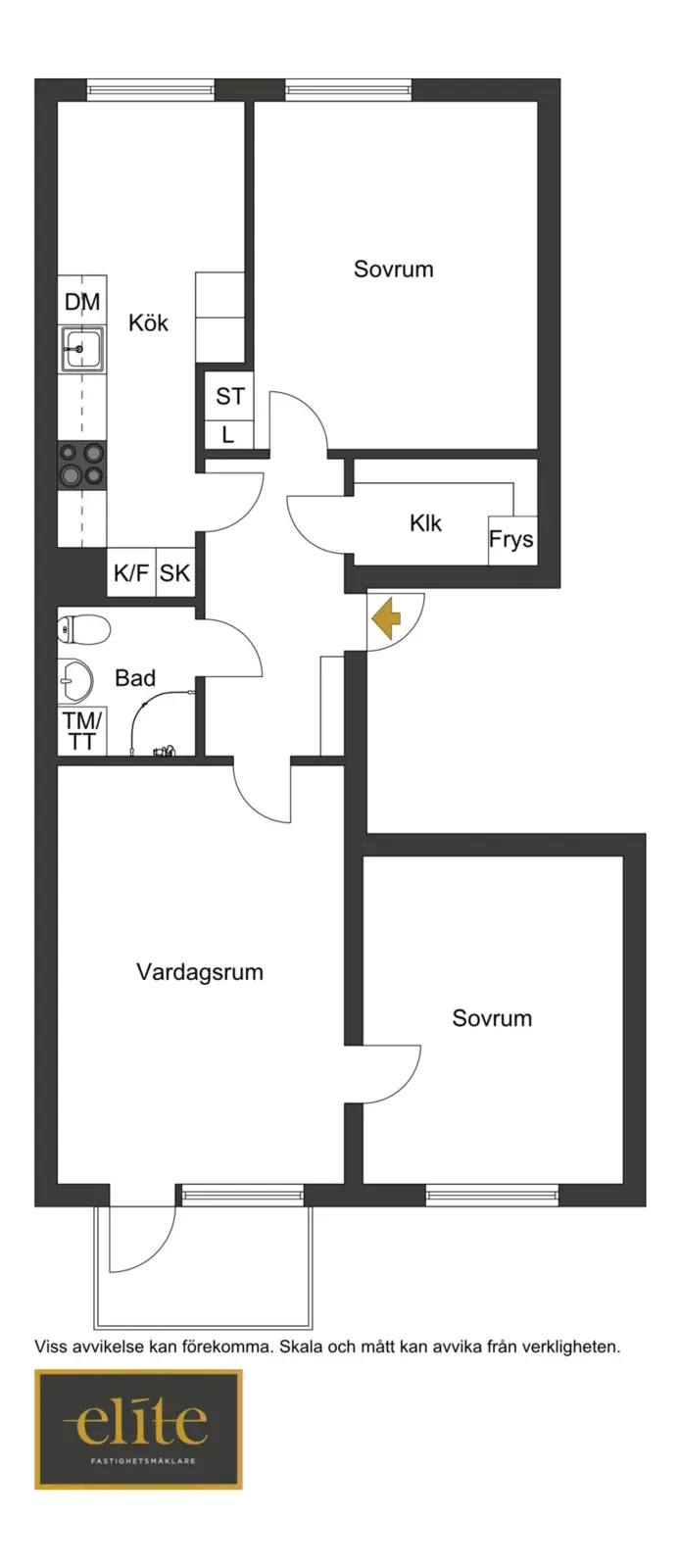 Planritning för Helgeandsgatan 3