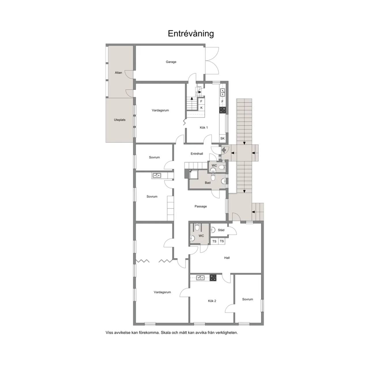 Floor plan for Minkvägen 3