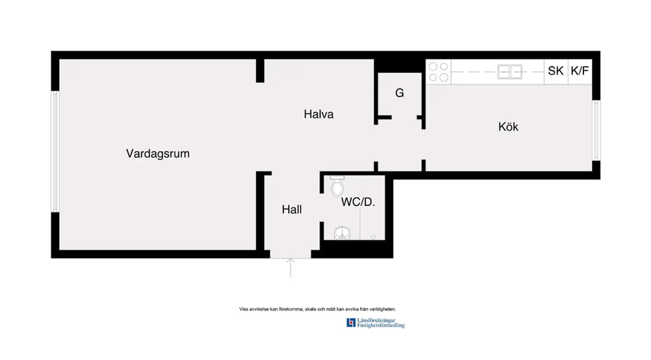Planritning för Lönngatan 50A