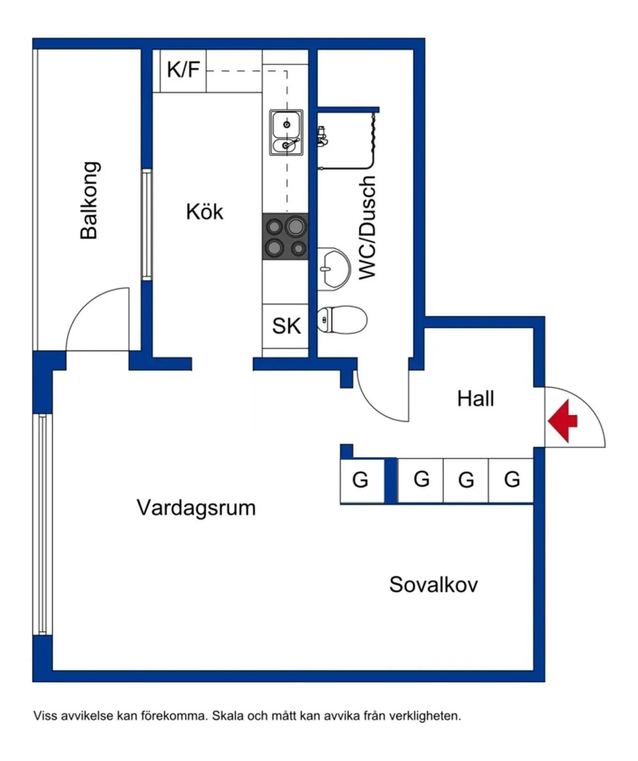 Planritning för Viktor Rydbergsgatan 31