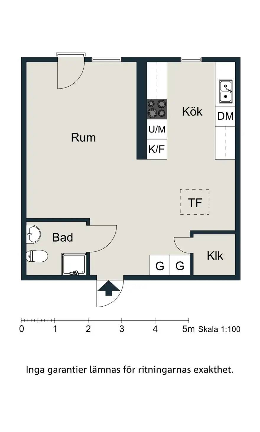 Floor plan for Fatabursvägen 11A