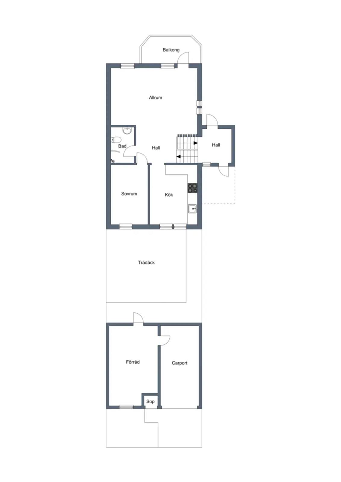 Planritning för Ågårdsgatan 4J