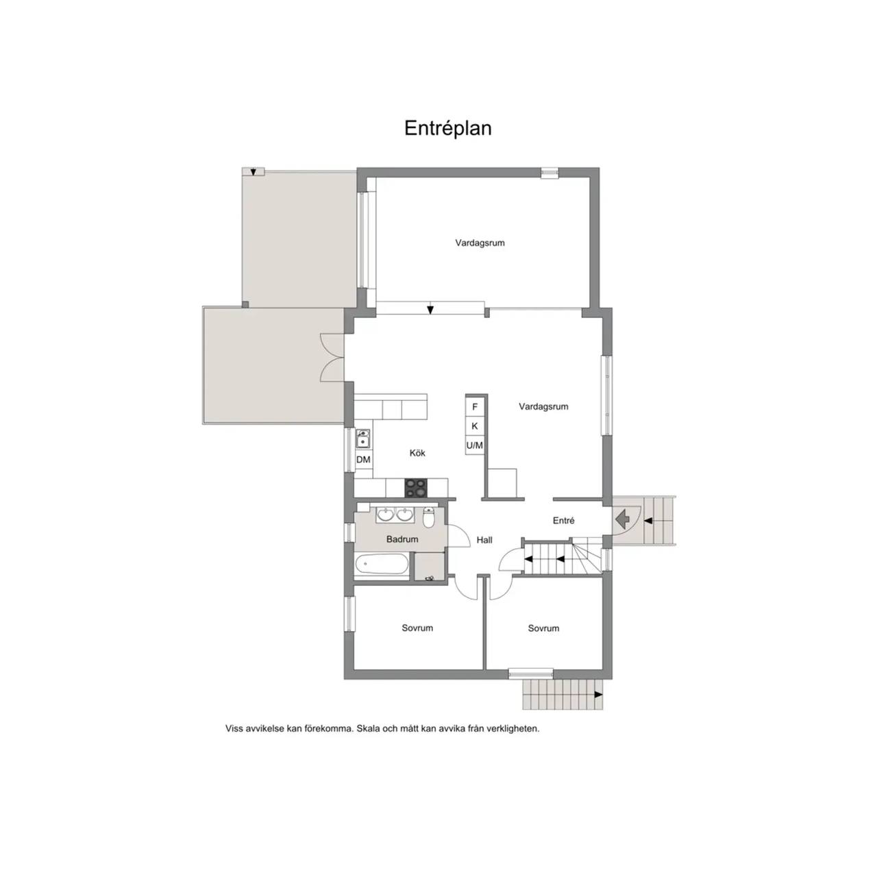 Planritning för Marbergsvägen 6