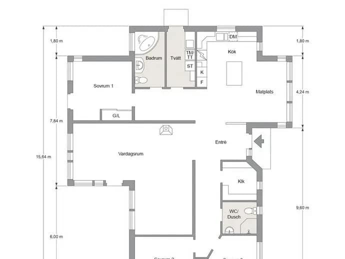 Planritning för Smedjevägen 35