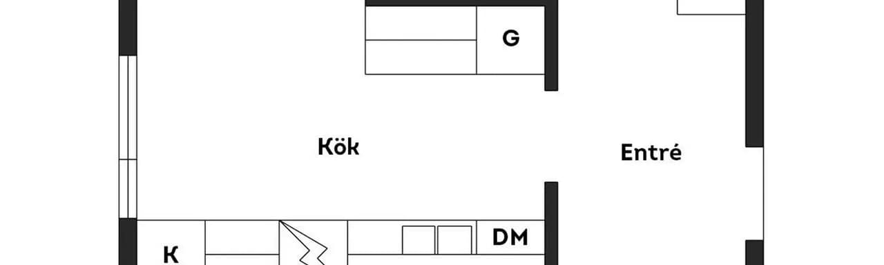 Planritning för Abraham bäckgatan 9A