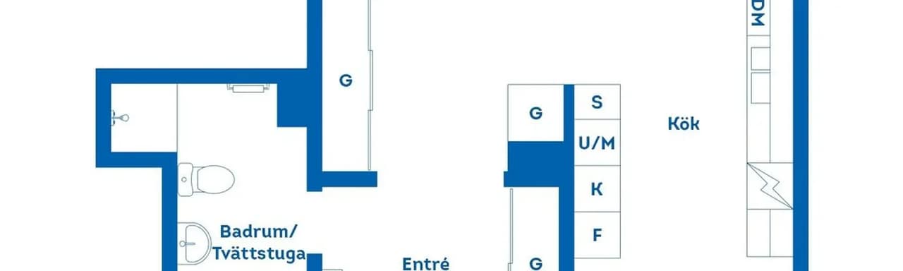 Planritning för Saltängsgatan 72