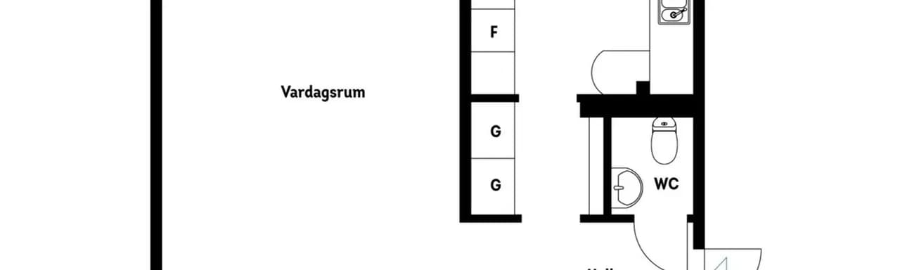 Planritning för Solbergavägen 35