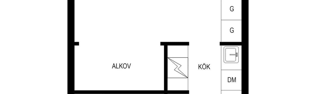Floor plan for Kavallerivägen 22