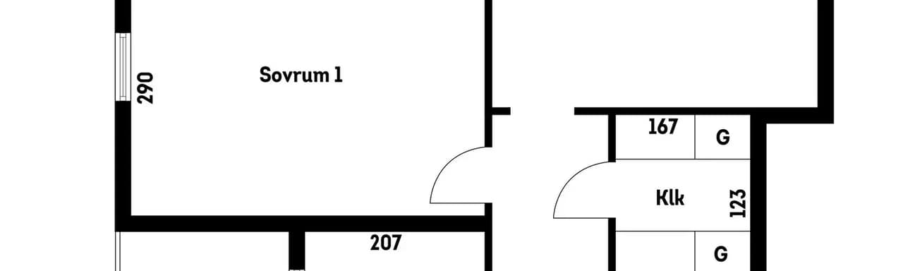 Planritning för Havsörnsvägen 6, 1tr