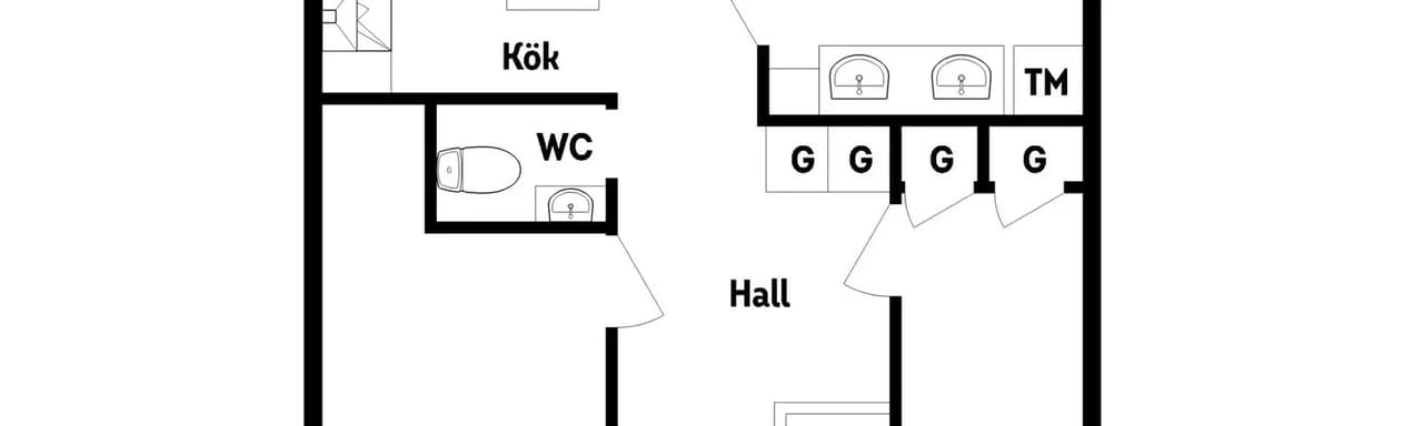 Floor plan for Gulsparvsgatan 20