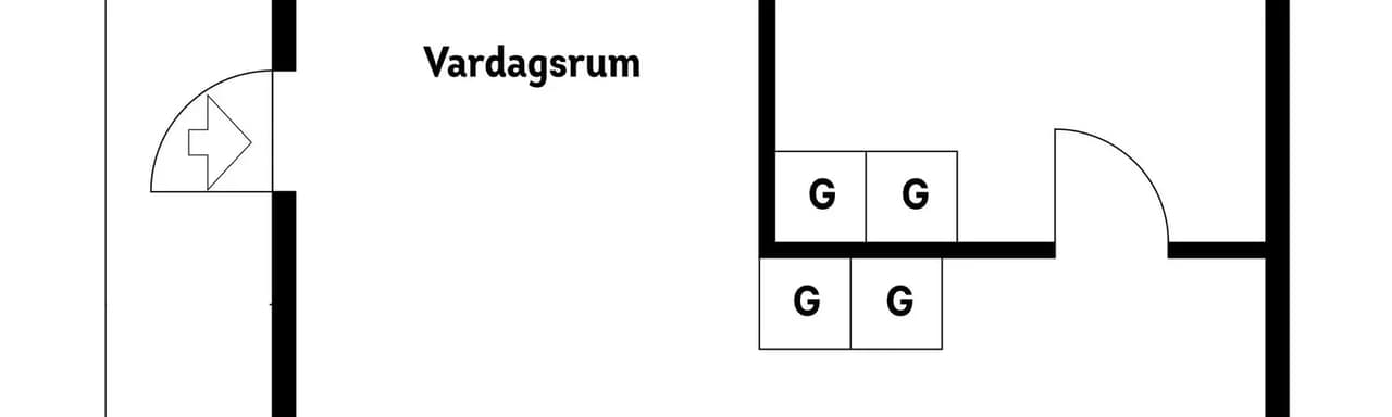 Planritning för Sandstuguvägen 53