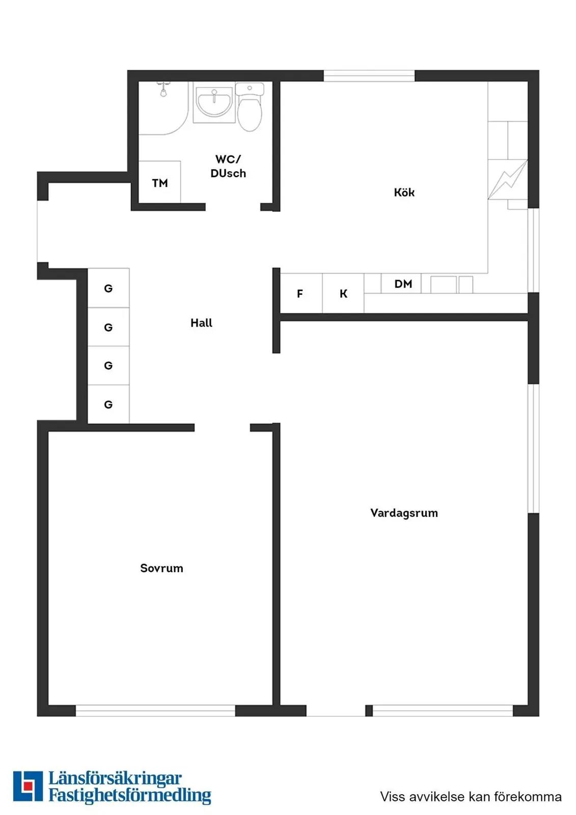 Planritning för Krondikesvägen 34