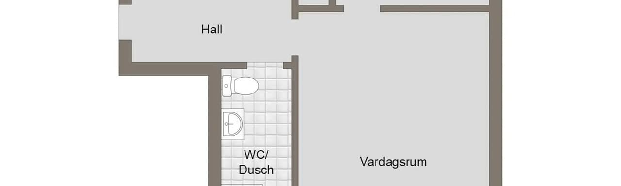 Floor plan for Sämskarbogatan 23