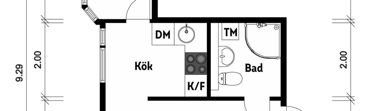 Floor plan for Marklandsgatan 67