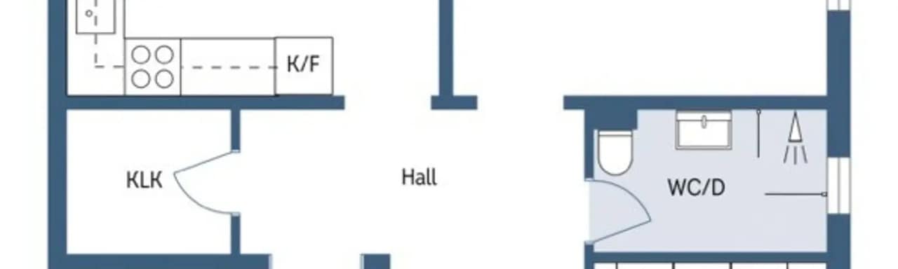 Floor plan for Höglandavägen 2B