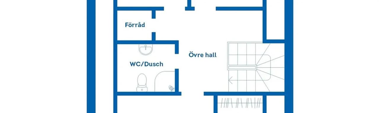Floor plan for Körvelvägen 6