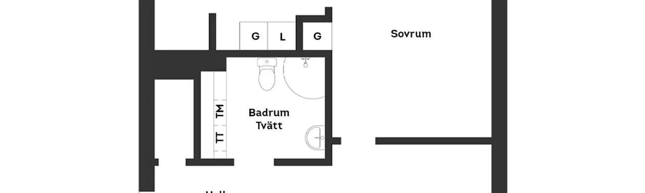 Planritning för Tellusgatan 32