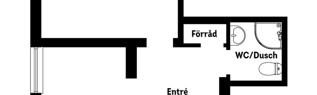 Floor plan for Norra esplanaden 26