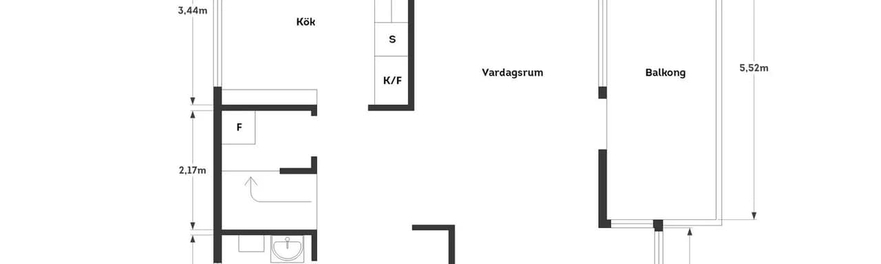 Floor plan for Kamomillvägen 27