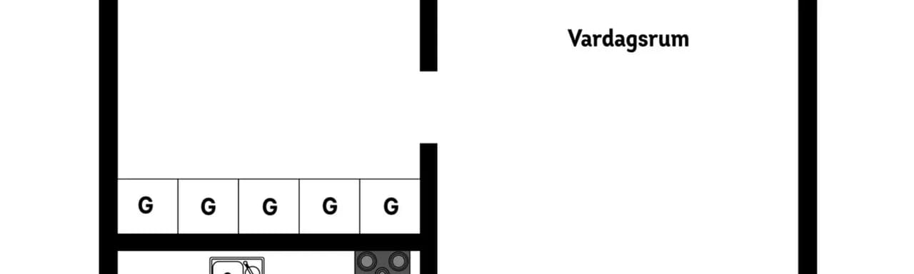 Floor plan for Kastanjevägen 80B