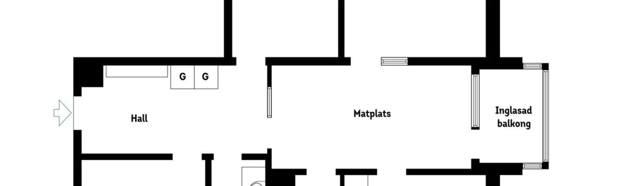 Planritning för Pilos väg 1