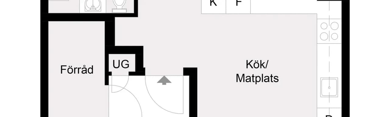 Planritning för Travgatan 22
