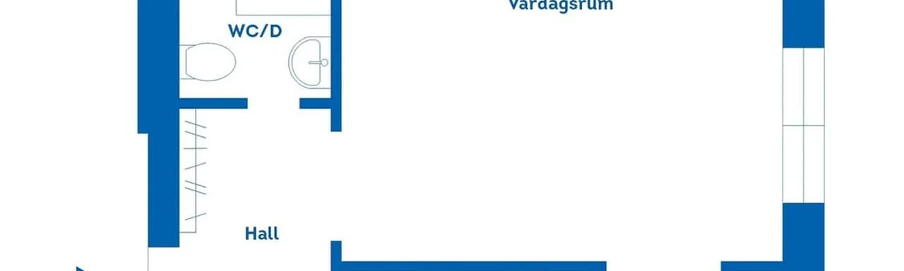 Planritning för Vikbolandsgatan 3