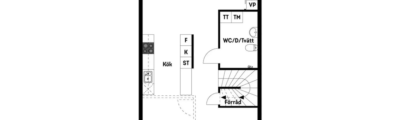 Planritning för Västerhöjdsvägen 72