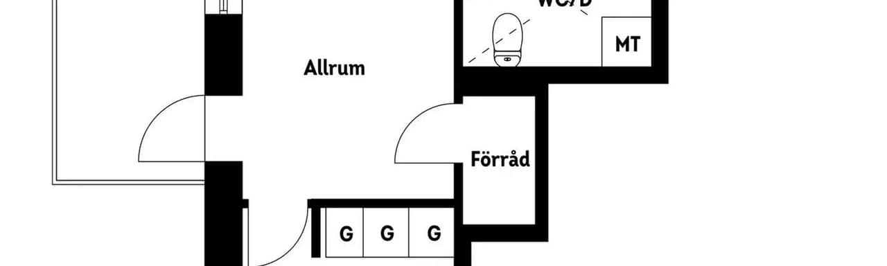 Planritning för Lagmansbacken 5, 3 tr