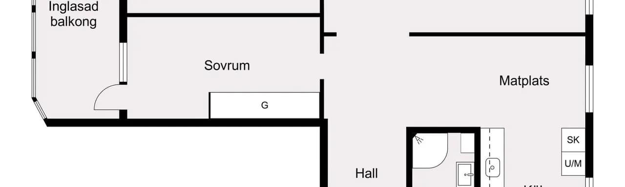 Floor plan for Serenadgatan 56