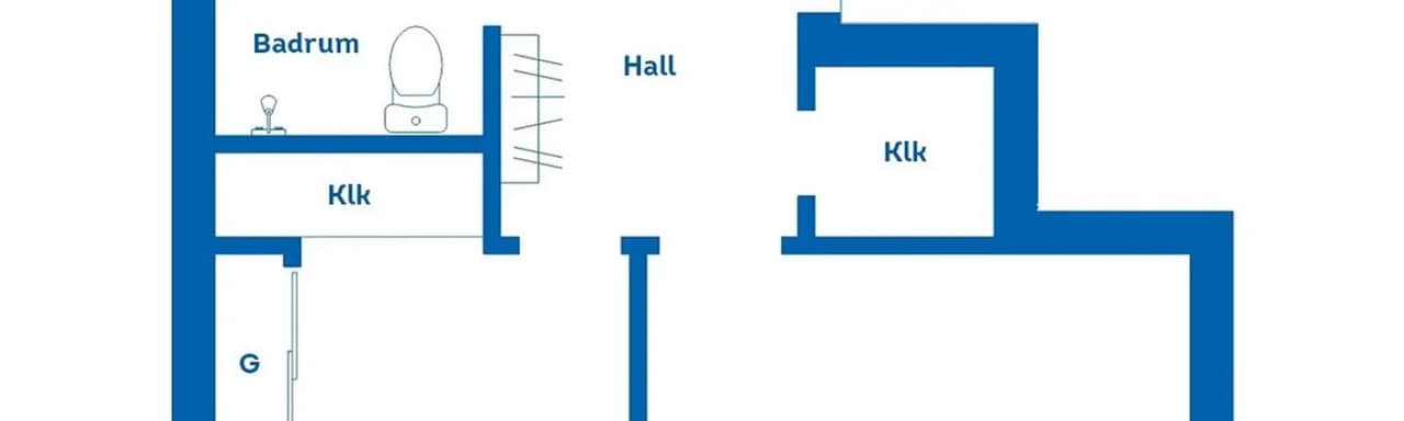 Floor plan for Vattugatan 4B
