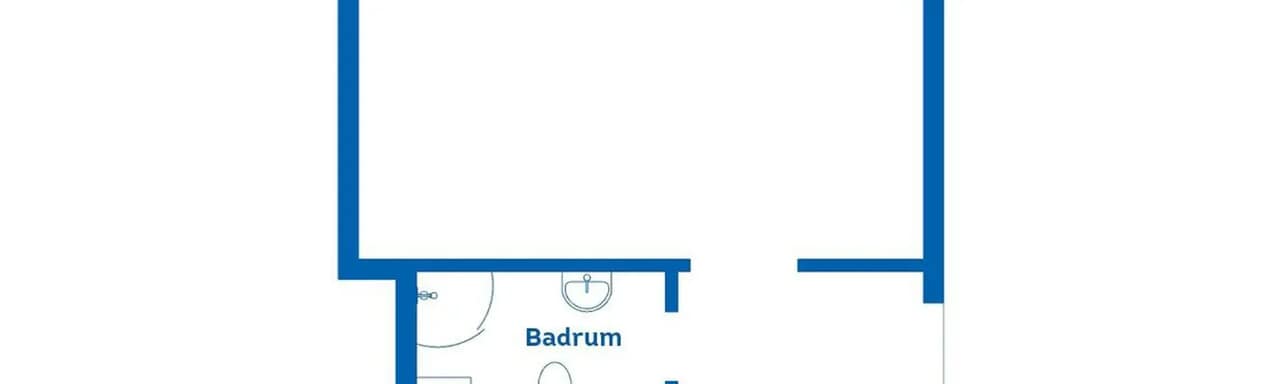 Planritning för Skogsvägen 1C