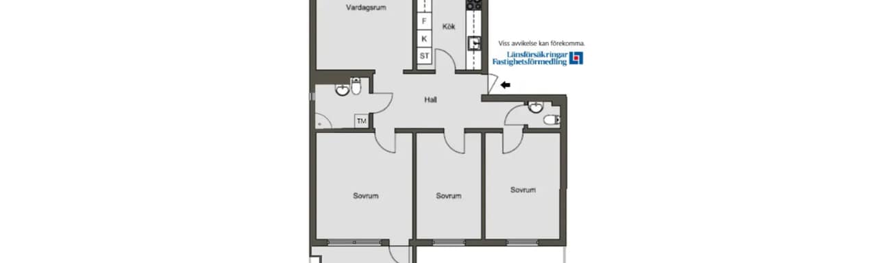 Planritning för Baldergatan 38