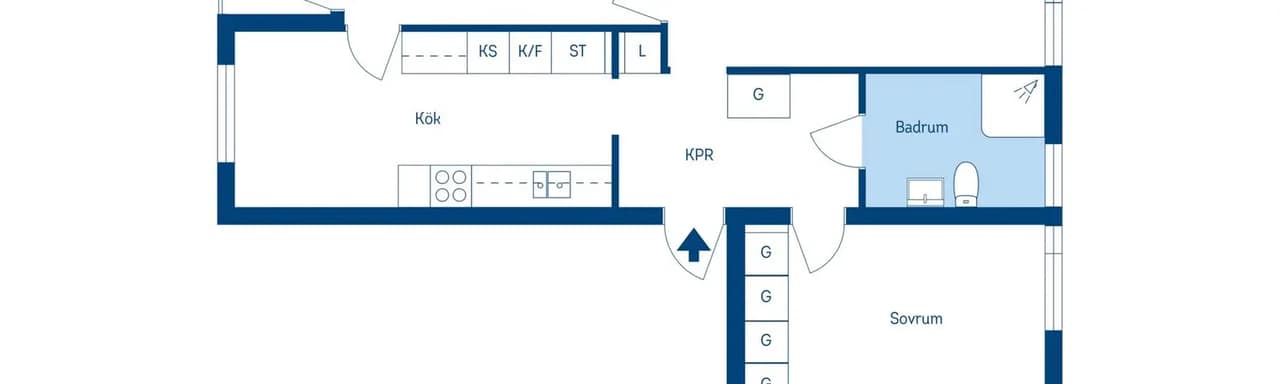 Floor plan for Orkestervägen 64