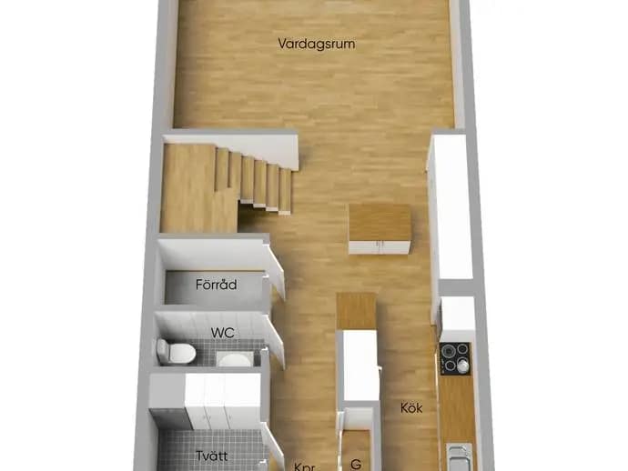 Floor plan for Plöjargränd 73