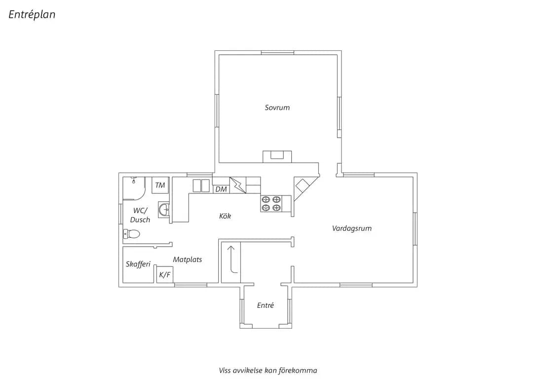 Floor plan for Karsbo Stensberg 843