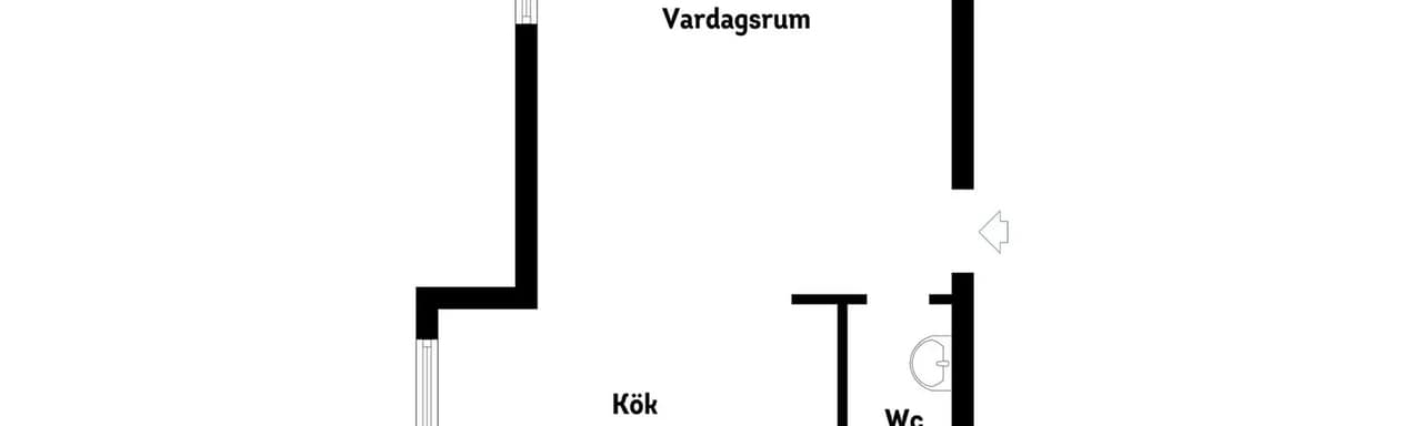 Floor plan for Klippgatan 2