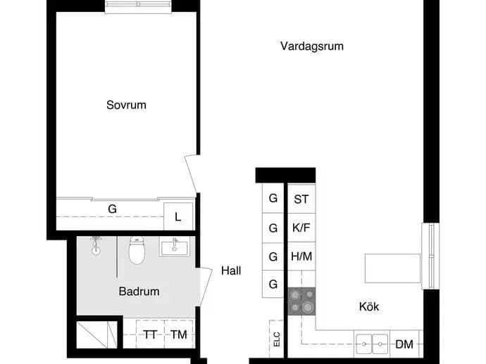 Floor plan for Enskedevägen 170