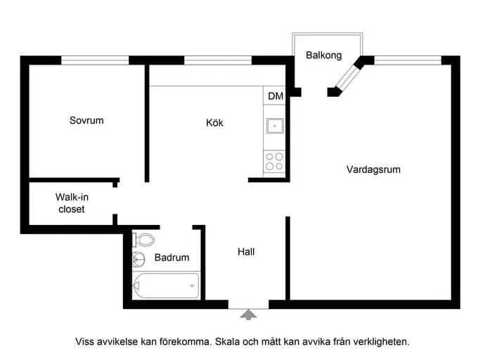Floor plan for Rödkullastigen 10C