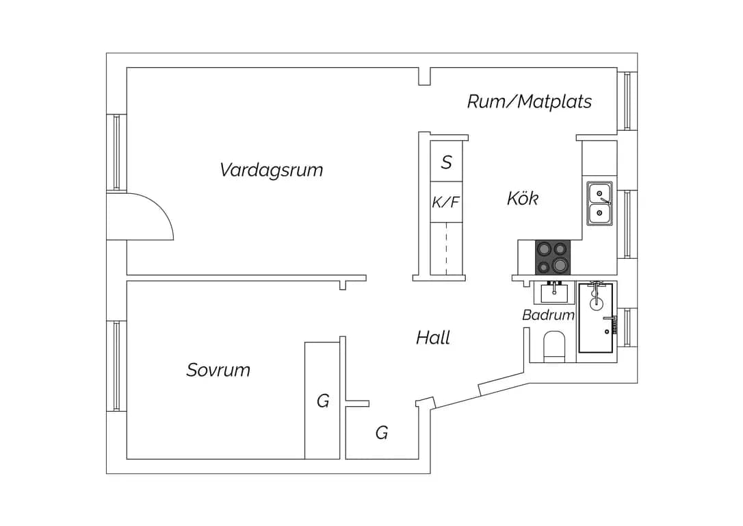 Planritning för Stopvägen 59