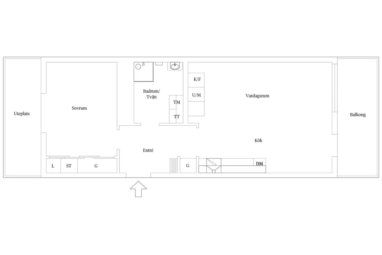 Floor plan for Systerbrunnsvägen 15